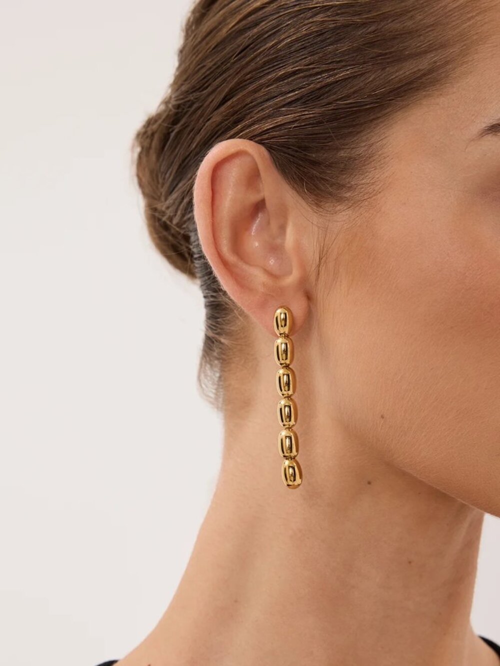 Heaven Mayhem Edith Earrings 18K Gold Drop NWT